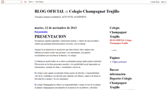 Desktop Screenshot of colegio-champagnat-trujillo.blogspot.com