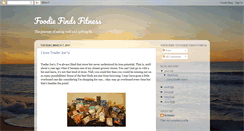 Desktop Screenshot of foodiefindsfitness.blogspot.com