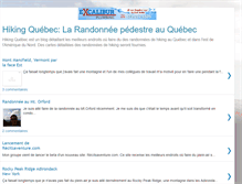 Tablet Screenshot of hikingquebec.blogspot.com