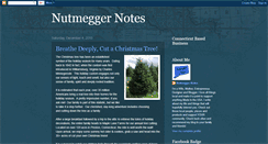 Desktop Screenshot of nutmeggernotes.blogspot.com