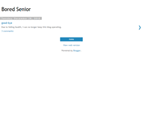 Tablet Screenshot of boredsenior.blogspot.com