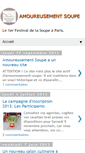 Mobile Screenshot of amoureusement-soupe.blogspot.com