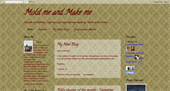 Desktop Screenshot of moldmemakeme.blogspot.com