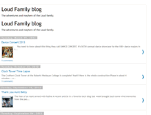 Tablet Screenshot of loudfamily.blogspot.com