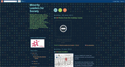 Desktop Screenshot of minorityleadersforsociety.blogspot.com