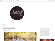 Tablet Screenshot of beardshallphotography.blogspot.com