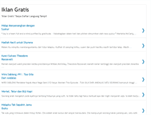 Tablet Screenshot of iklangratis81.blogspot.com