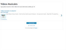 Tablet Screenshot of misvideos-musicales.blogspot.com