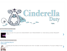 Tablet Screenshot of cinderelladuty.blogspot.com