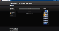 Desktop Screenshot of estimation-livres.blogspot.com