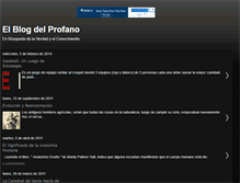 Tablet Screenshot of elblogdelprofano.blogspot.com