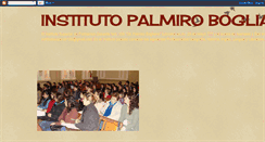 Desktop Screenshot of institutopalmirobogliano.blogspot.com