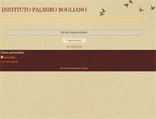 Tablet Screenshot of institutopalmirobogliano.blogspot.com