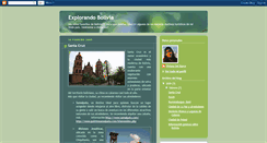 Desktop Screenshot of explorandobolivia.blogspot.com