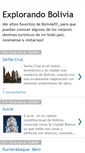 Mobile Screenshot of explorandobolivia.blogspot.com