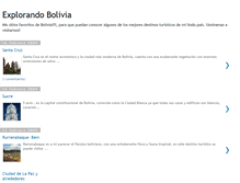 Tablet Screenshot of explorandobolivia.blogspot.com