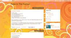 Desktop Screenshot of katieinthekitchen.blogspot.com