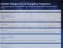 Tablet Screenshot of evangelicals-in-dialogue.blogspot.com