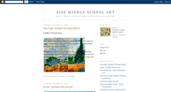 Desktop Screenshot of aisemiddleschoolart.blogspot.com