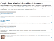 Tablet Screenshot of chingfordandwglibdems.blogspot.com