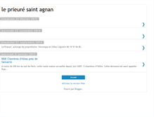 Tablet Screenshot of prieuresaintagnan.blogspot.com