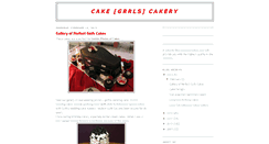 Desktop Screenshot of cakegrrlscakery.blogspot.com