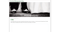 Desktop Screenshot of evolvedphotography.blogspot.com