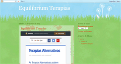 Desktop Screenshot of equilibriumterapias.blogspot.com