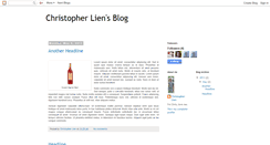 Desktop Screenshot of christopherlien.blogspot.com