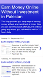 Mobile Screenshot of online-earn-money-in-pakistan.blogspot.com