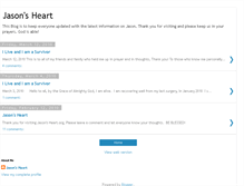 Tablet Screenshot of aheartforjason.blogspot.com