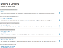 Tablet Screenshot of dreamsscreams.blogspot.com