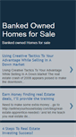 Mobile Screenshot of bankownedhomesforsale.blogspot.com