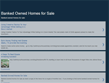 Tablet Screenshot of bankownedhomesforsale.blogspot.com