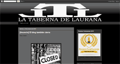 Desktop Screenshot of latabernadelaurana.blogspot.com