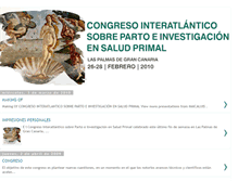 Tablet Screenshot of congresointeratlantico2010.blogspot.com