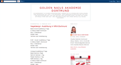 Desktop Screenshot of goldennailsakademiedortmund.blogspot.com