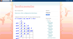 Desktop Screenshot of lasschicasmalas.blogspot.com