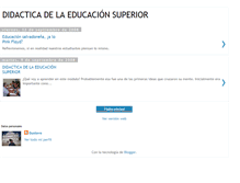 Tablet Screenshot of didactikeducacionsuperior.blogspot.com