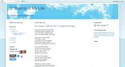 Desktop Screenshot of dpoemsoflife.blogspot.com