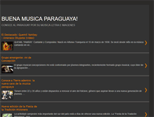 Tablet Screenshot of buenamusicaparaguaya.blogspot.com