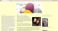 Desktop Screenshot of mondaymorningknits.blogspot.com