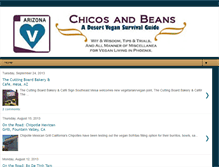 Tablet Screenshot of chicosandbeans.blogspot.com