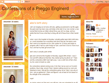 Tablet Screenshot of preggoenginerd.blogspot.com