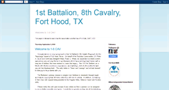 Desktop Screenshot of 1-8cav.blogspot.com