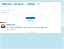 Tablet Screenshot of 1-8cav.blogspot.com