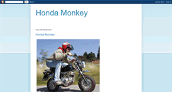 Desktop Screenshot of honda-monkey-guides.blogspot.com