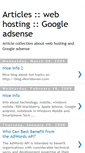 Mobile Screenshot of hosting-adsense.blogspot.com