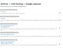 Tablet Screenshot of hosting-adsense.blogspot.com