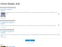 Tablet Screenshot of christi-ghaleb-md.blogspot.com